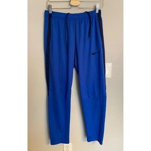 Youth Boys Nike Lg Blue Athletic Sweat Pants w/ Black Stripe on Side, EUC
